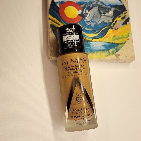 Almay Skin Perfecting Comfort Matte Foundation - 180 Neutral Toasty Beige - Picture 6 of 8